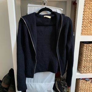 Navy wool Sandro sweater